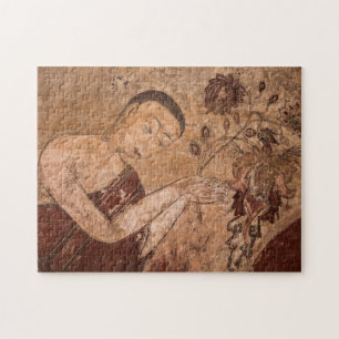 Alte buddhistische Malerei Puzzle