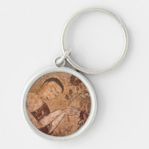 Alte buddhistische Malerei Schlüsselanhänger