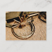 Alte Bühne-Zuggeschäftskarten Visitenkarte (Rückseite)