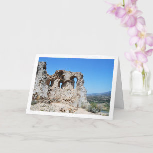 Alte Burg Domeño in Domeño Viejo, Valencia, Spanie Karte