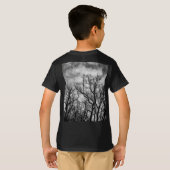 Alte Burg im Wald T-Shirt (Schwarz voll)