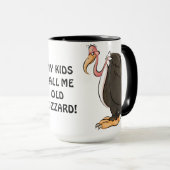 Alte Bussardkaffee-Tasse Tasse (VorderseiteRechts)