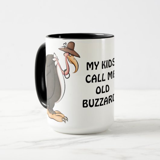 Alte Bussardkaffee-Tasse Tasse (Vorderseite Links)