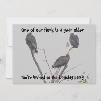 Alte Buzzards-Party Einladung muss angepasst werde