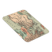 Alte Byzantinische Reichskarte Magnet (Rechte Seite)