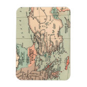 Alte Byzantinische Reichskarte Magnet (Vertikal)