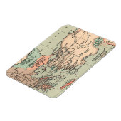 Alte Byzantinische Reichskarte Magnet (Linke Seite)