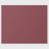 Alte Cabernet Rot Solid Farbe Eleganter Hintergrun Geschenkpapier (Flach)