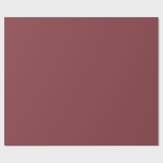 Alte Cabernet Rot Solid Farbe Eleganter Hintergrun Geschenkpapier (Flach)