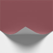 Alte Cabernet Rot Solid Farbe Eleganter Hintergrun Geschenkpapier (Ecke)