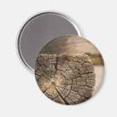 Alte Cabin Textures Magnet (Vorderseite/Rückseite)