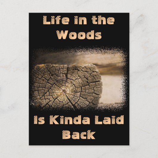 Alte Cabin Textures Postkarte (Vorderseite)