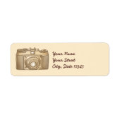 Alte Camera-Adressetiketten (Vorne)