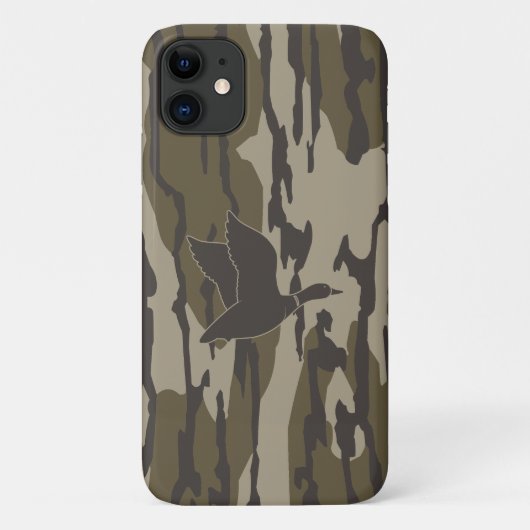 Alte Camouflage Entenjagd Case-Mate iPhone Hülle (Rückseite)