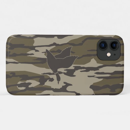 Alte Camouflage Entenjagd Case-Mate iPhone Hülle (Rückseite (Horizontal))