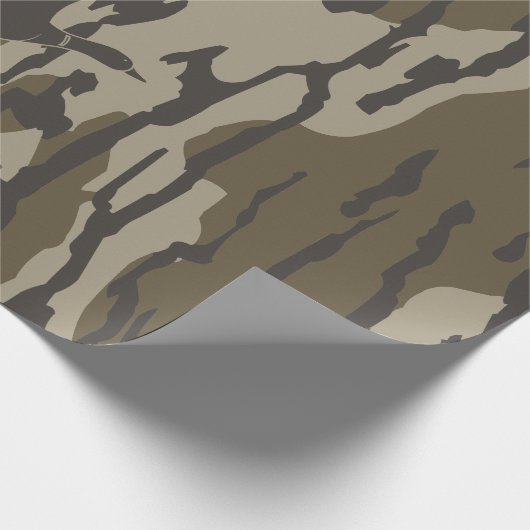 Alte Camouflage Entenjagd Geschenkpapier (Ecke)