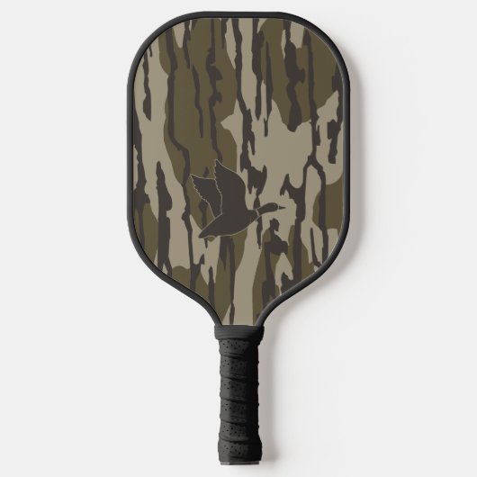 Alte Camouflage Entenjagd Pickleball Schläger (Vorderseite)