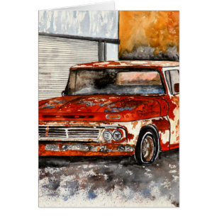 alte chevy chrevrolet LKW-Antikenkunstmalerei