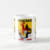 Alte Chicago-Werbung Kaffeetasse (Mittel)