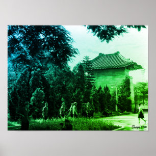 Alte China Kanton Märtyrerpark Poster