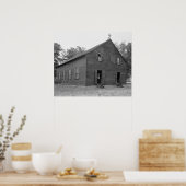 Alte Christliche Kirche Poster (Küche)