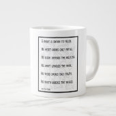 Alte Code-Tasse Jumbo-Tasse (Vorderseite Rechts)