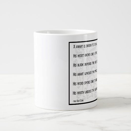 Alte Code-Tasse Jumbo-Tasse (Vorderseite)