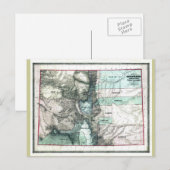 Alte Colorado Karte 1862 (Vorne/Hinten)