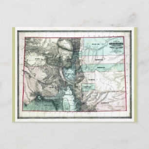 Alte Colorado Karte 1862