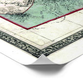 Alte Colorado Karte 1862 Poster (Ecke)