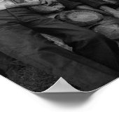 Alte Cowboys im Vintagen Foto von Rodeo Poster (Ecke)