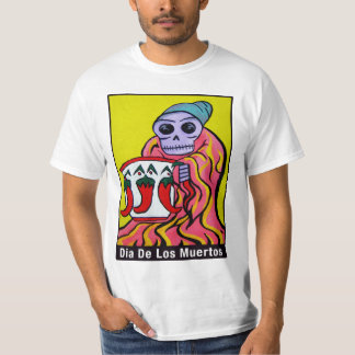 Alte Dame 1 Acryl auf Leinwand T-Shirt