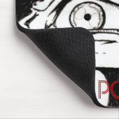 alte Dame des Anime, BIN ICH STARK Mousepad (Ecke)