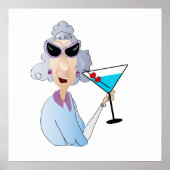 alte Dame Poster (Vorne)