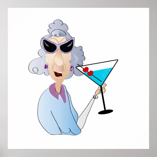 alte Dame Poster (Vorne)