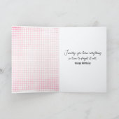 Alte Dame wird alter Spaß Karte (Innenseite)