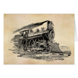 Alte Dampf-Lokomotive