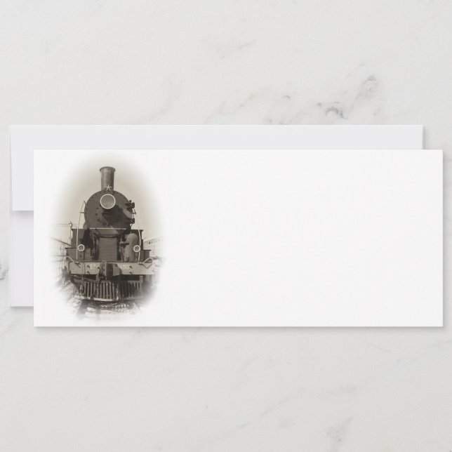 Alte Dampflokomotive (Vorderseite)