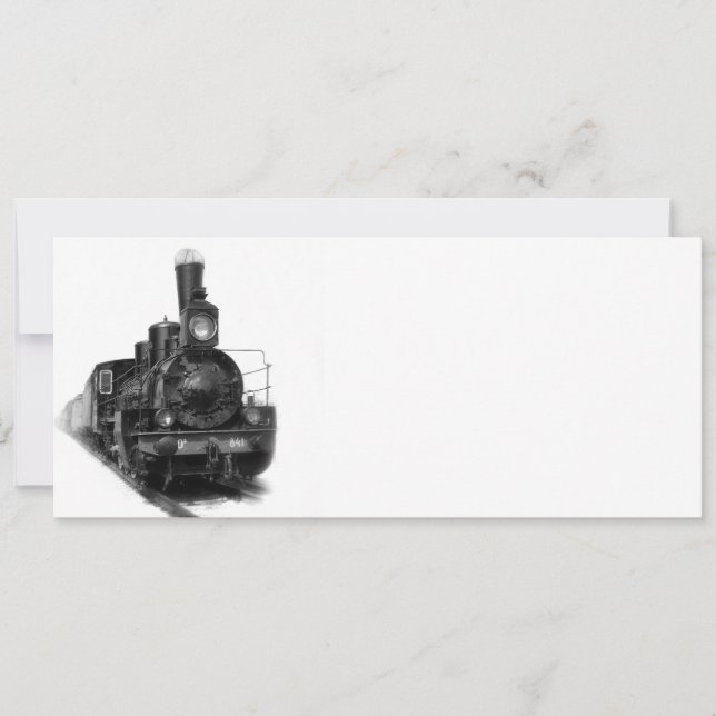 Alte Dampflokomotive (Vorderseite)