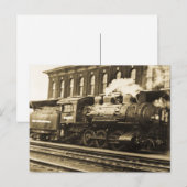 Alte Dampflokomotive 6995 Postkarte (Vorne/Hinten)