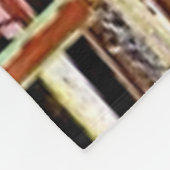 ALTE DAMPFLOKOMOTIVE FLEECEDECKE (Ecke)