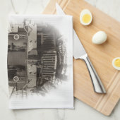 Alte Dampflokomotive Handtuch (Viertel Falte)