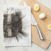 Alte Dampflokomotive Handtuch (Viertel Falte)