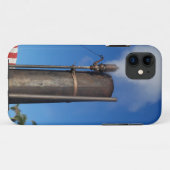 alte Dampfpfeife mit weißem Dampfstrahl Case-Mate iPhone Hülle (Rückseite (Horizontal))