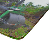 Alte Dampfwalze Schneidebrett (Ecke)