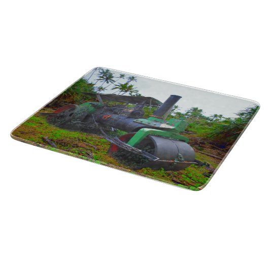 Alte Dampfwalze Schneidebrett (Ecke)