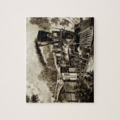 Alte Dampfzugbahn Puzzle (Vertikal)