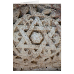 Alte Davidstern-Schnitzerei, Israel