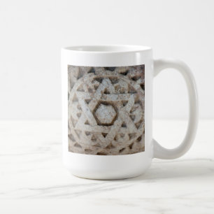 Alte Davidstern-Schnitzerei, Israel Kaffeetasse