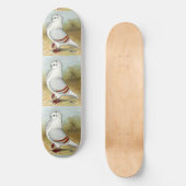 Alte Deutsche Eukalaube Stehend groß Skateboard (Vorderseite)